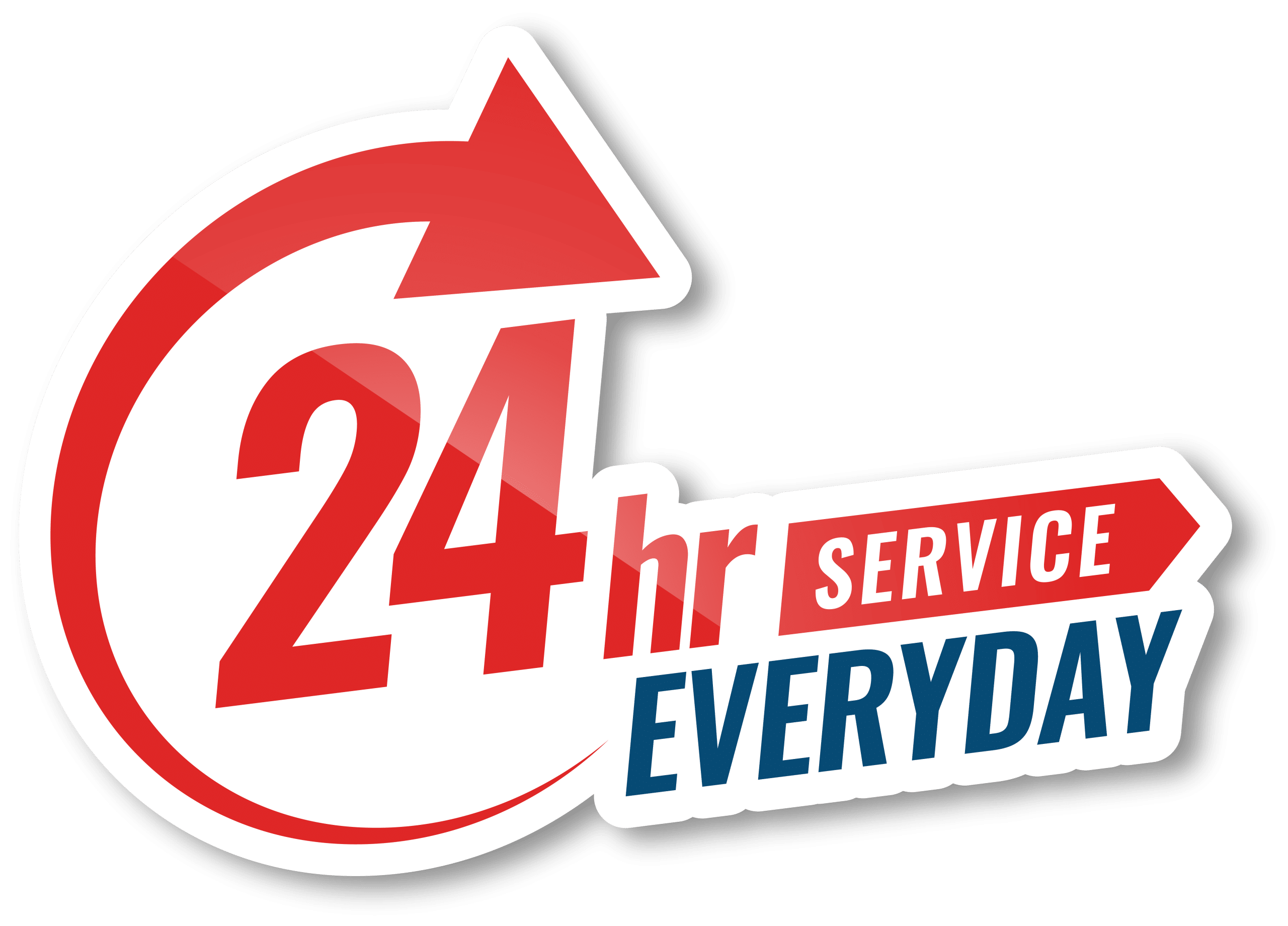 Primary 24/7 Service Everyday Badge