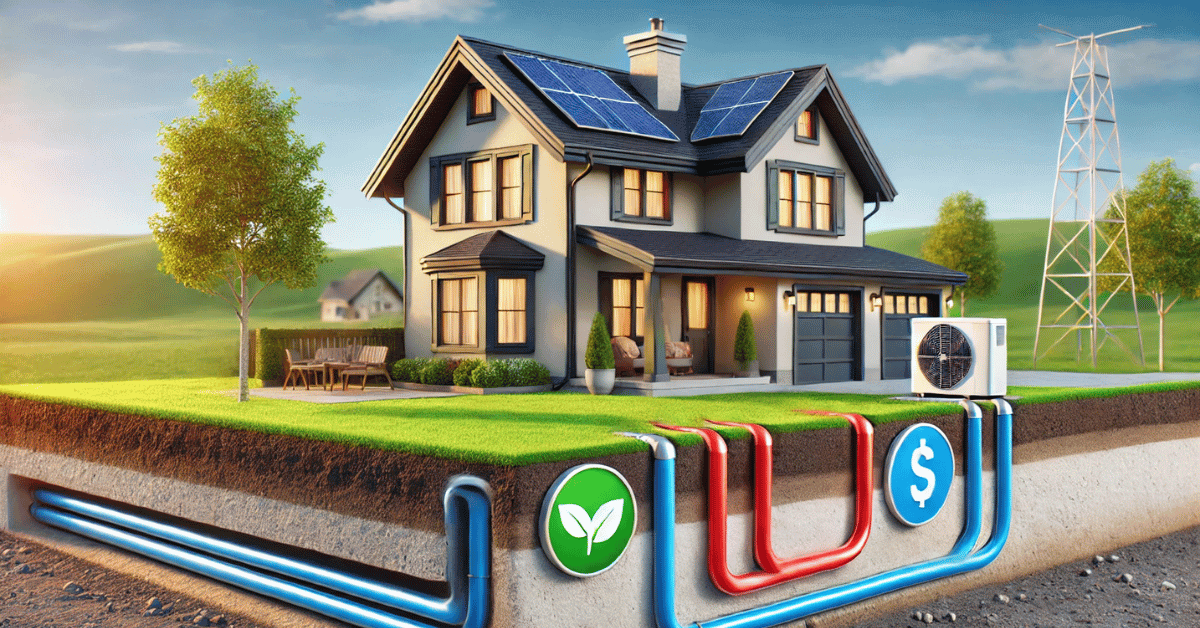 Residential geothermal system