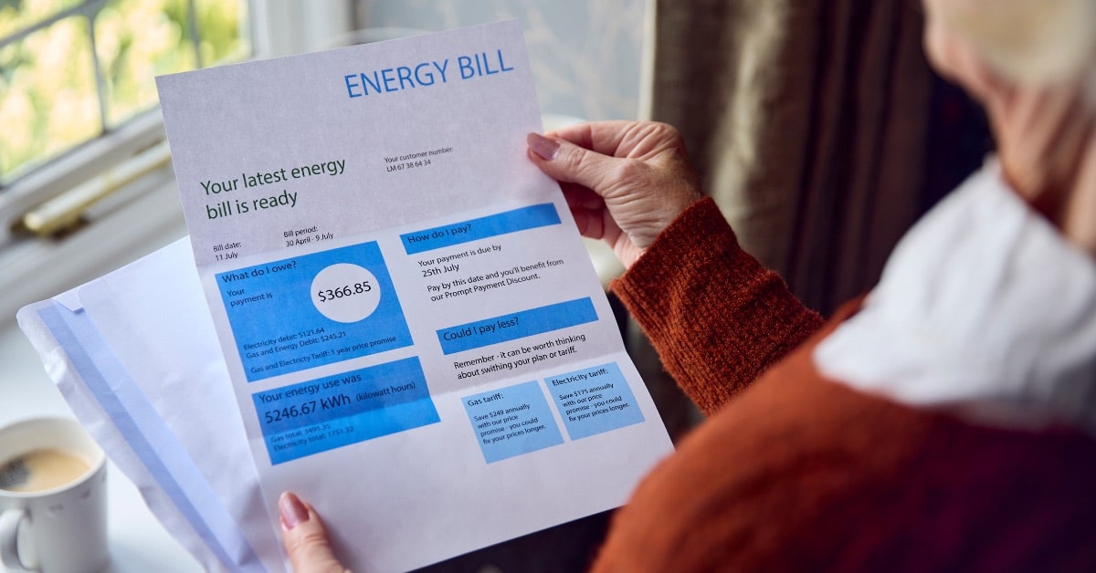 Increased energy bill