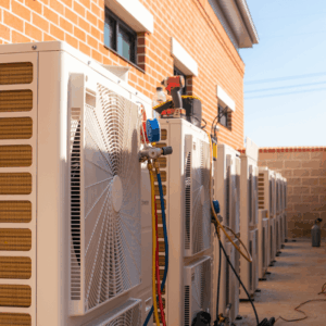 Mini-split system installation for commercial business