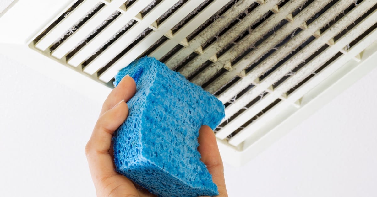 Cleaning vents at home