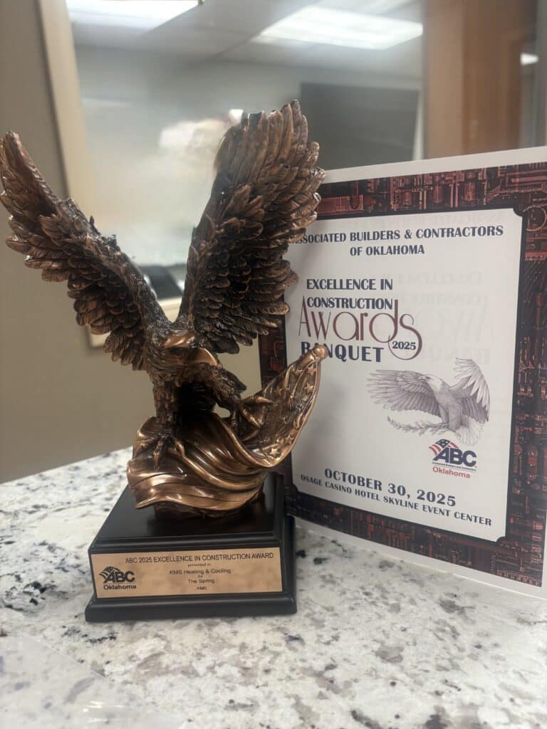 KMS Heating & Cooling Honored with 2025 Excellence in Construction Award